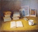 Aurelio Bulzatti natura morta pillole,cm90x89, 1999