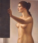 Aurelio Bulzatti donna alla finestra, cm 90x80,
2003